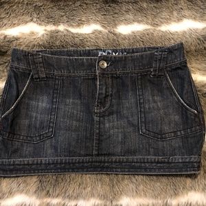Roxy denim mini skirt